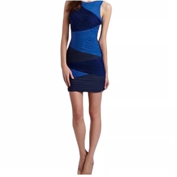 BCBGMaxAzria Debra Colour Block Dress - Picture 3 of 3